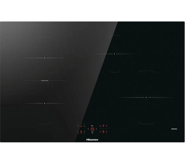 TieDex UK HISENSE HI8421BSCÂ 80cm Electric Induction Hob - Black