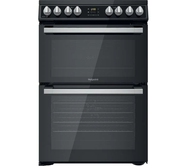 TieDex UK HOTPOINT HDT67V8D2CB/UK 60cm Electric Ceramic Cooker - Black