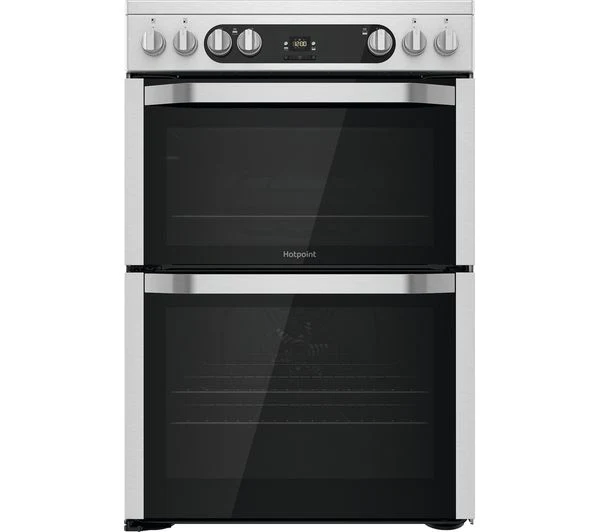 TieDex UK HOTPOINT Multiflow HDM67V9HCX 60 cm Electric Ceramic Cooker - Inox