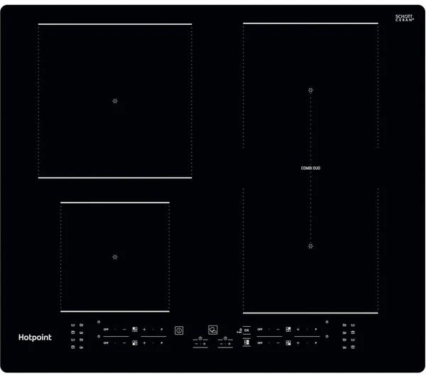 TieDex UK HOTPOINT MyMenu TB 2160B NE 59 cm Electric Induction Hob - Black