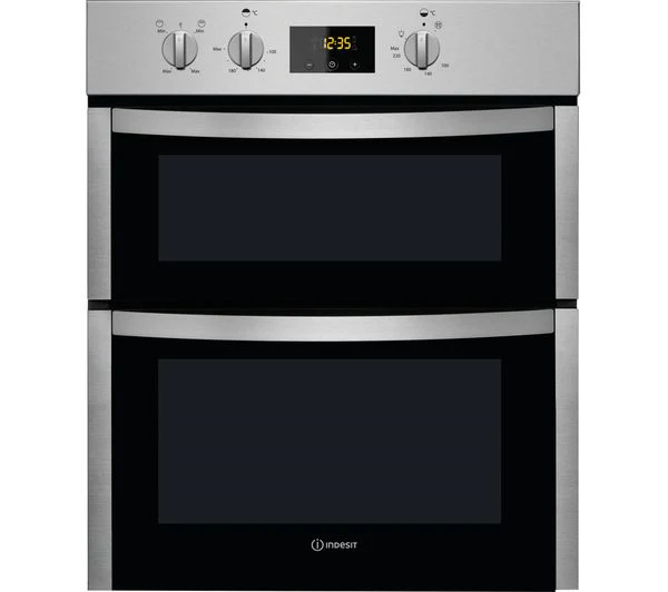 TieDex UK INDESIT Aria DDU 5340 C IX Electric Built-under Double Oven - Stainless Steel