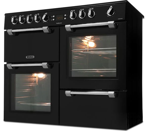 TieDex UK LEISURE Cookmaster CK100C210K Electric Ceramic Range Cooker - Black - Image 2