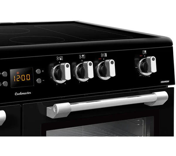 TieDex UK LEISURE Cookmaster CK100C210K Electric Ceramic Range Cooker - Black - Image 3