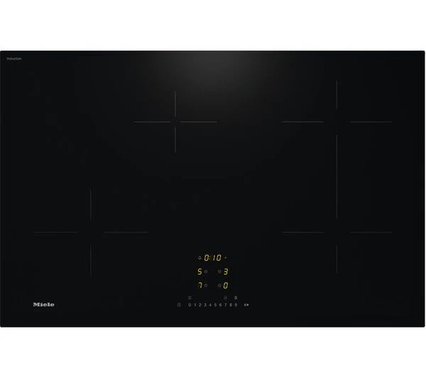 TieDex UK MIELE KM7373FL 80 cm Electric Induction Smart Hob - Black