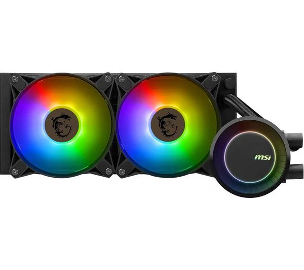 TieDex UK MSI MAG CORELIQUID E240 240 mm Liquid CPU Cooler - RGB LED
