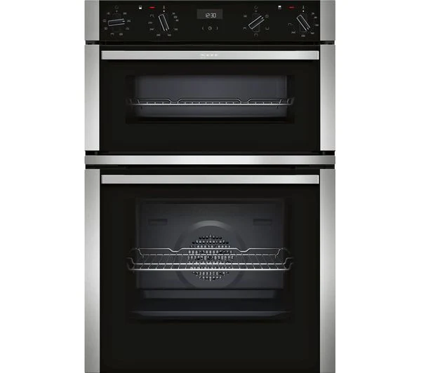 TieDex UK NEFF N50 U1ACE2HN0B Electric Double Oven - Stainless Steel
