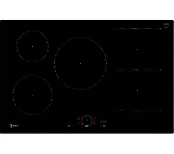 TieDex UK NEFF N70 T58FHW1L0 80 cm Electric Induction Smart Hob - Black