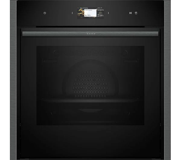 TieDex UK NEFF Slide&Hide N 90 B64VS71G0B Electric Pyrolytic Smart Oven - Graphite