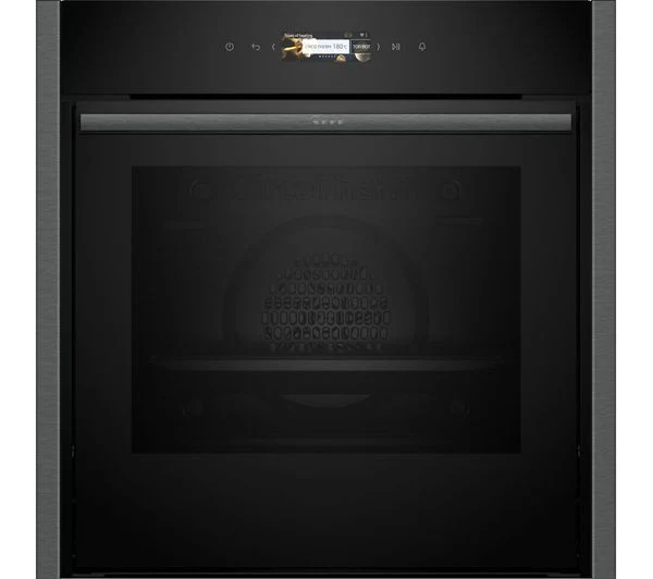 TieDex UK NEFF Slide&Hide N70 B54CR31G0B Electric Smart Oven - Graphite