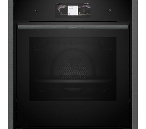 TieDex UK NEFF Slide&Hide N90 B64VT73G0B Electric Pyrolytic Smart Oven - Graphite