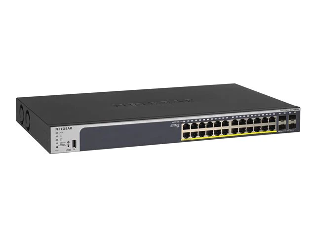 TieDex UK NETGEAR Pro GS728TPPv2 - v2 - switch - 24 ports - smart - rack-mountable