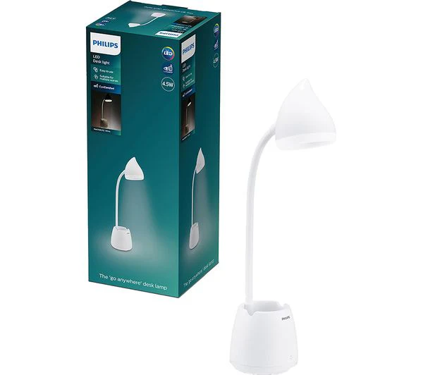 TieDex UK PHILIPS Hat LED Desk Lamp - White