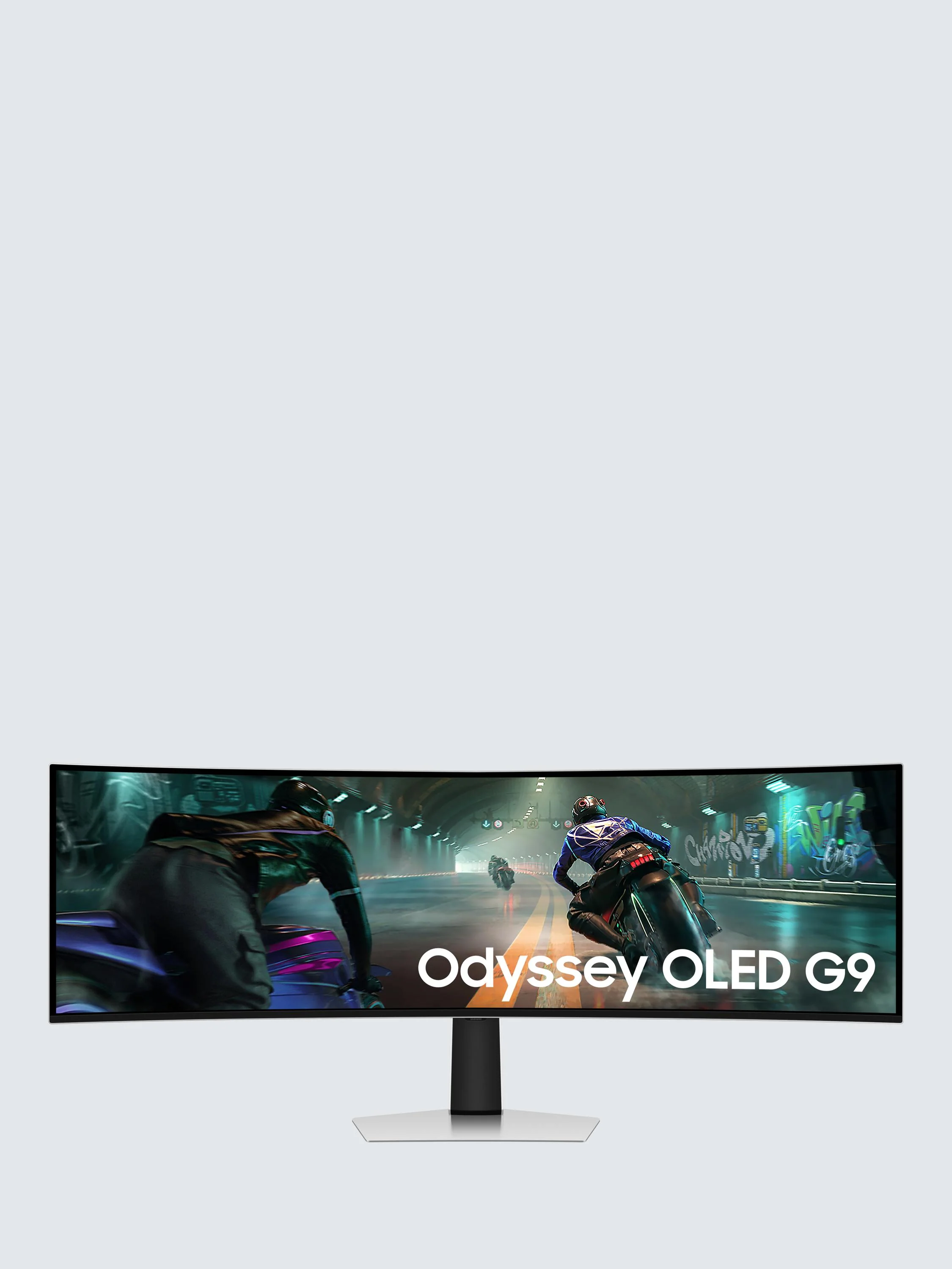 TieDex Uk Samsung Odyssey OLED G9 LS49DG912SUXXU Dual QHD Curved Ultrawide Gaming Monitor, 49”, Silver - Image 9