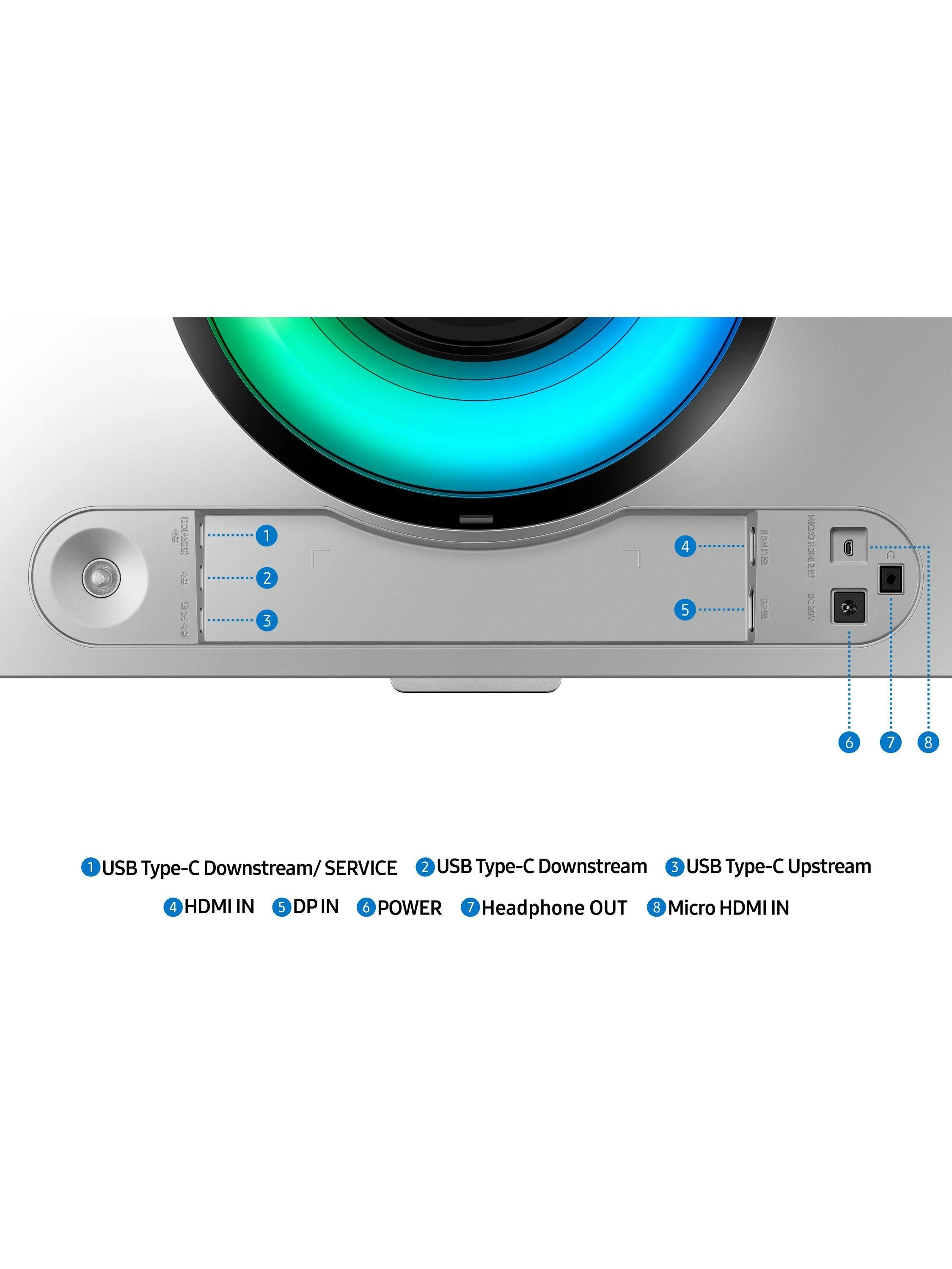 TieDex UK Samsung Odyssey OLED G93SD LS49DG934SUXXU Dual QHD Gaming Monitor, 49”, Silver - Image 4