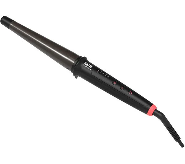 TieDex UK SBB SBWD-1000-GB Twirl & Curl Ceramic Wand - Black