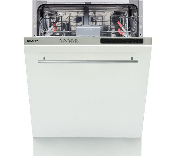TieDex UK SHARP QW-NI14I47EX-EN Full-size Integrated Dishwasher