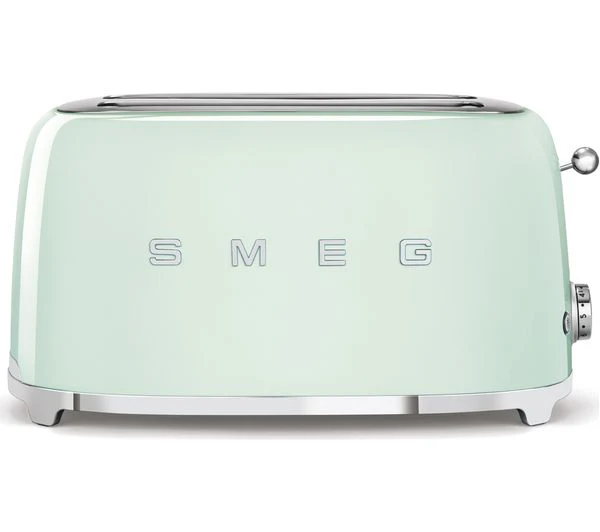 TieDex UK SMEG TSF02PGUK 4-Slice Toaster - Pastel Green