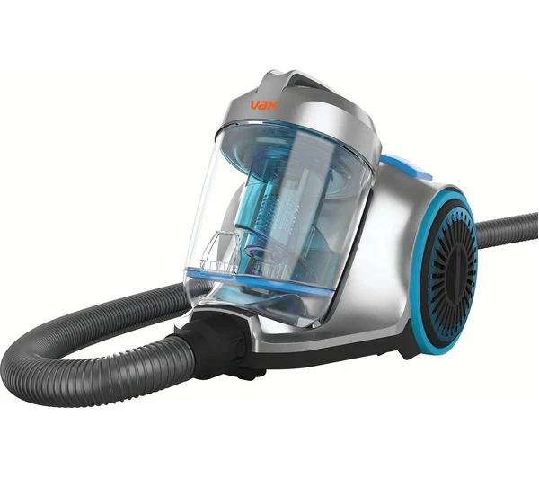 TieDex UK VAX Pick Up Pet CVRAV013 Cylinder Bagless Vacuum Cleaner - Silver & Blue