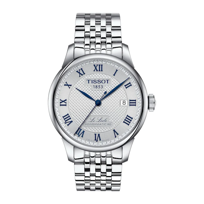 Tissot Automatic 39mm Men’s Watch with Silver Material Dial, Stainless Steel Case & Bracelet, 30m Water Resistant / T0064071103303