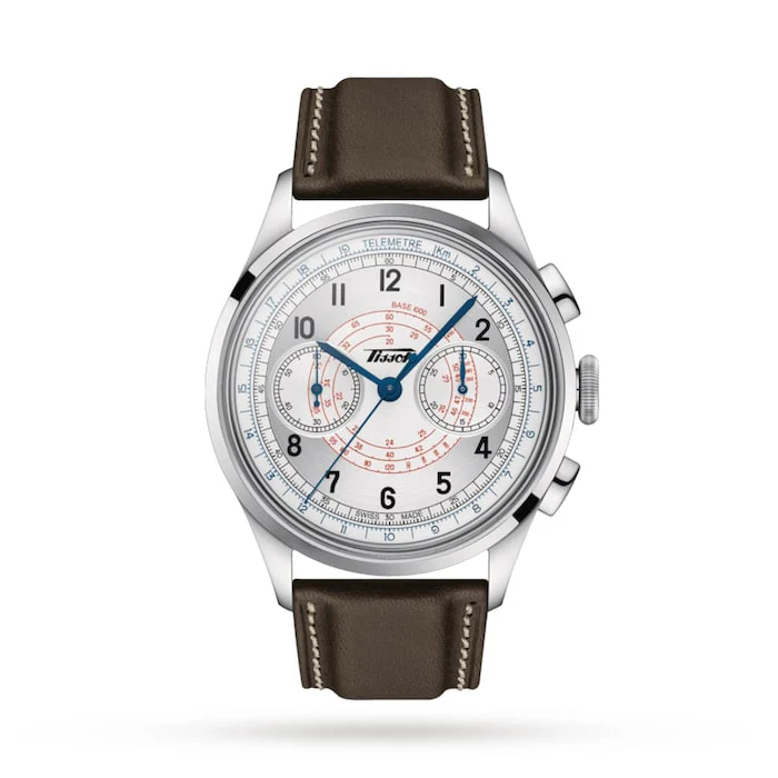 Tissot Heritage Automatic 42mm Men’s Watch with Silver Material Dial, Stainless Steel Case, 30m Water Resistant / T1424621603200