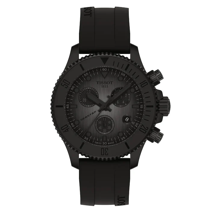 Tissot Heritage Quartz 38mm Men’s Watch with Black Material Dial, Stainless Steel Case, 300m Water Resistant / T1202173706100