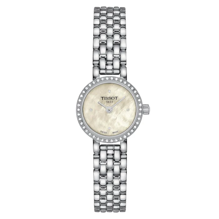 Tissot Lovely Round 19.5mm Ladies Watch Mother Of Pearl Luxury Watch Swiss Made High Precision Movement T1400096111600