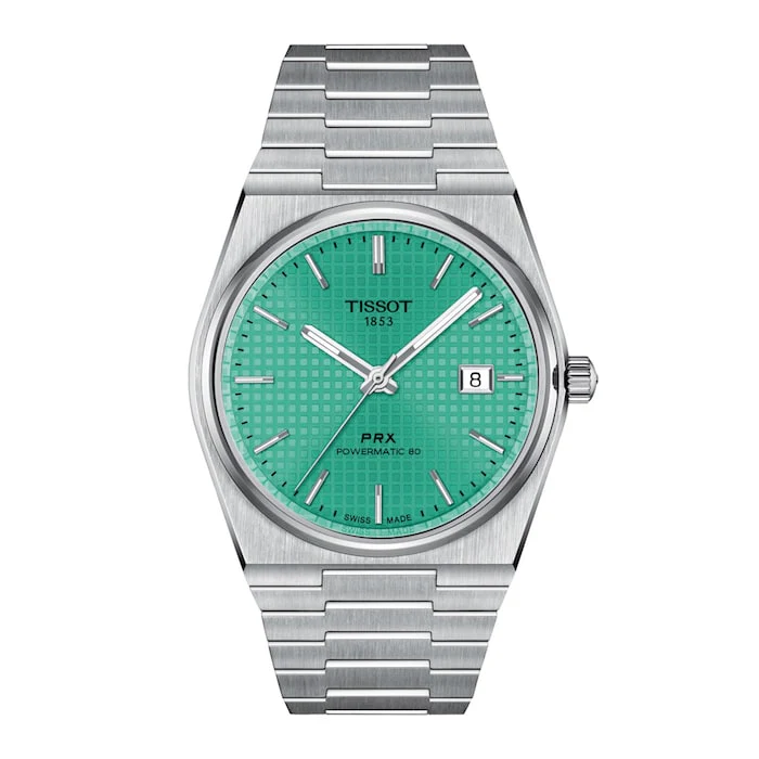Tissot PRX Powermatic 80 40mm Mens Watch Luxury Watch Swiss Made Highâ Precision Movement Sapphire Crystal Stainless Steel Case Water Resistant  T1374071109101