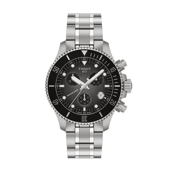 Tissot Seastar 1000 Quartz Chronograph 38mm Unisex Watch Luxury Watch Swiss Made High Precision Movement T1202171106100