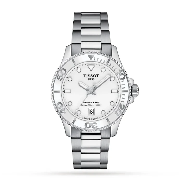 Tissot Seastar 36mm Luxury Watch Luxury Watch Swiss Made High Precision Movement Sapphire Crystal  T1202101101100