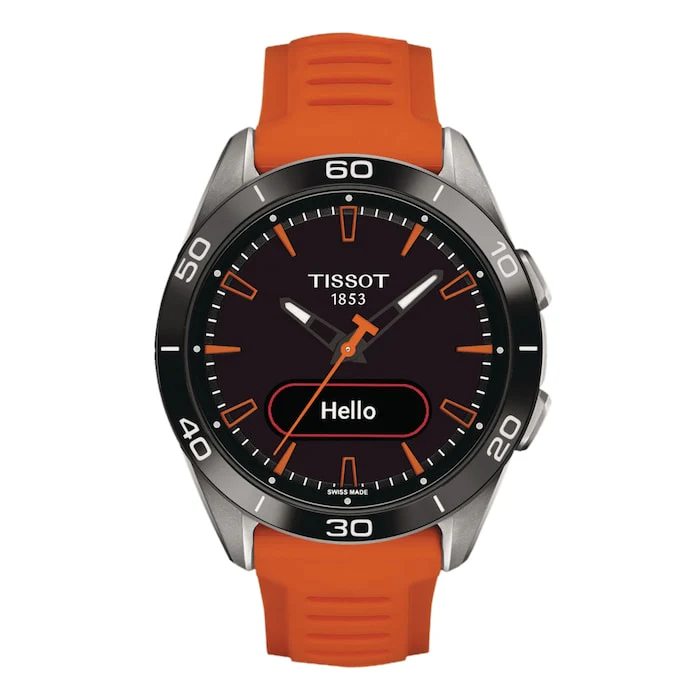 Tissot Sport 43mm Men’s Watch with Black Material Dial, Titanium Case, 50m Water Resistant / T1534204705102