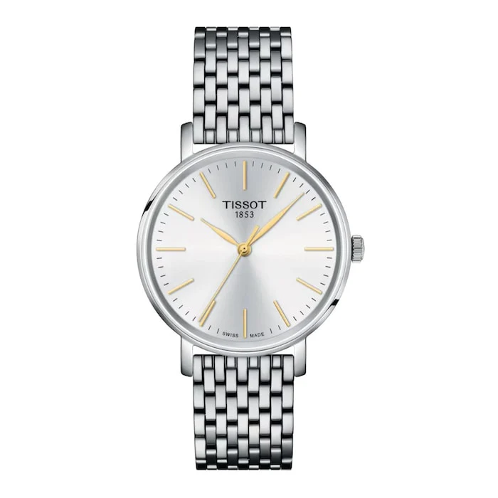 Tissot T-Classic Everytime Lady 34mm Ladies Watch Luxury Watch Swiss Made High Precision Movement T1432101101101