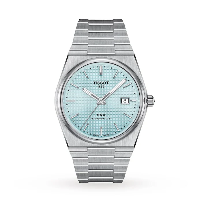 T-Classic PRX Powermatic 80 40mm Mens Watch Light Blue