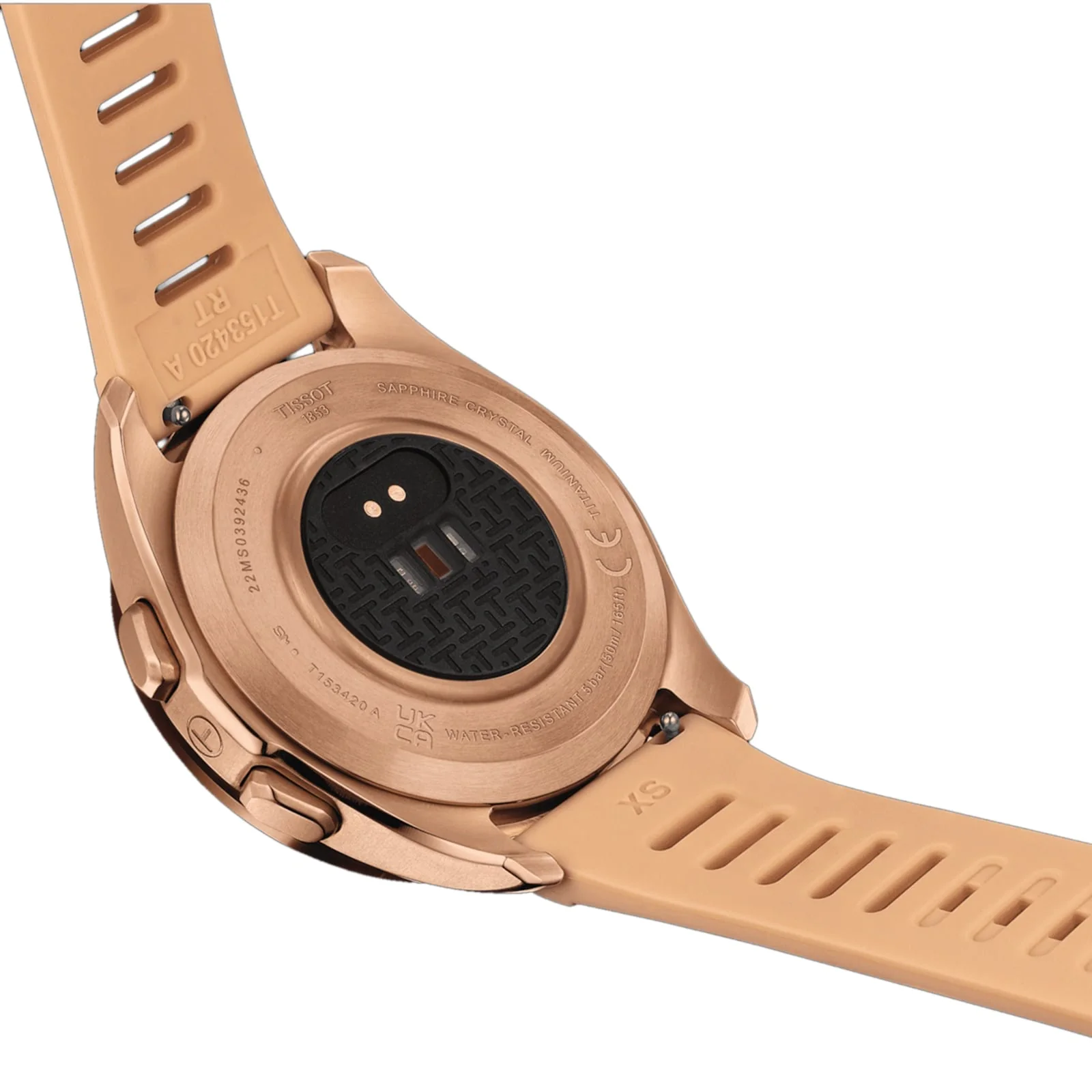 Tissot T-Touch Connect Sport 44mm Unisex Watch Black With Silicone Strap - Image 5