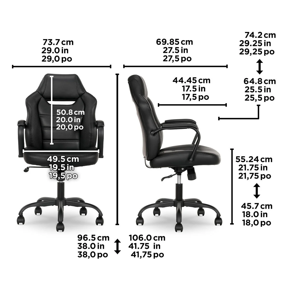 True Innovations Back to School Office Chair - Image 2