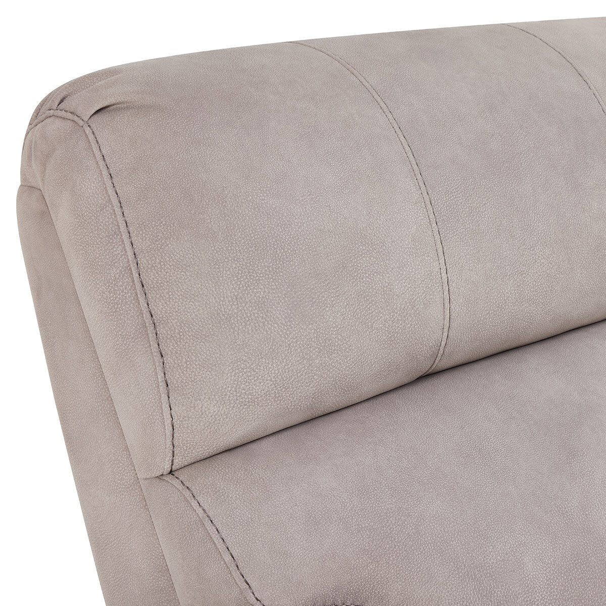 True Innovations Hayden Beige Fabric Manual Recliner Chair - Image 6