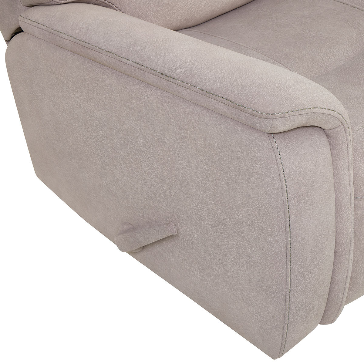 True Innovations Hayden Beige Fabric Manual Recliner Chair - Image 7