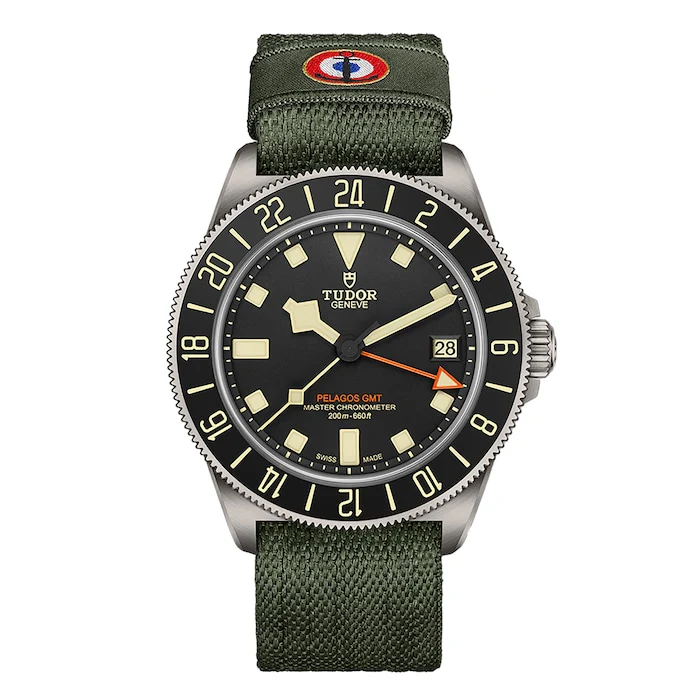 Tudor 42mm Men’s Watch with Black Material Dial, Titanium Case, 200m Water Resistant / M2542G257NU-0002