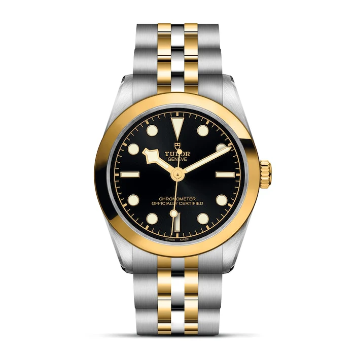 Tudor Automatic 31mm Men’s Watch with Black Material Dial, Stainless Steel Case & Bracelet, 100m Water Resistant / M79603-0001