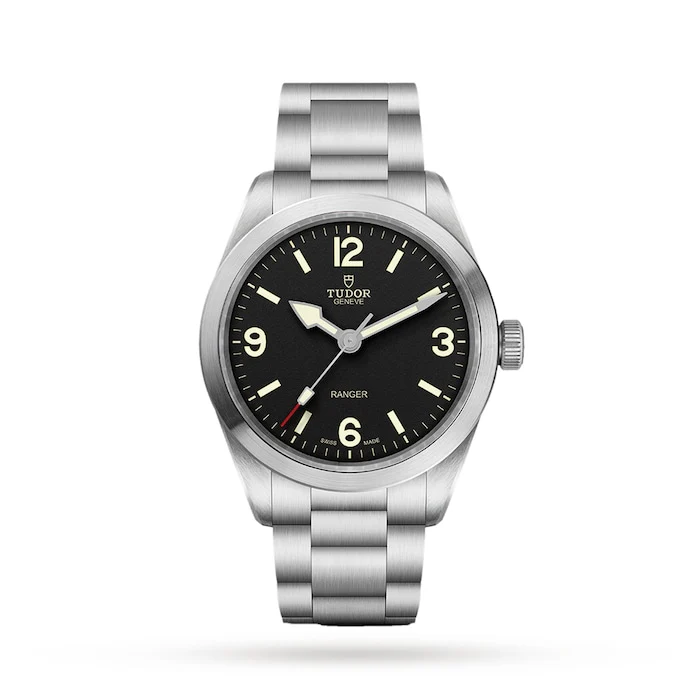 Tudor Automatic 39mm Men’s Watch with Black Material Dial, Stainless Steel Case & Bracelet, 100m Water Resistant / M79950-0001