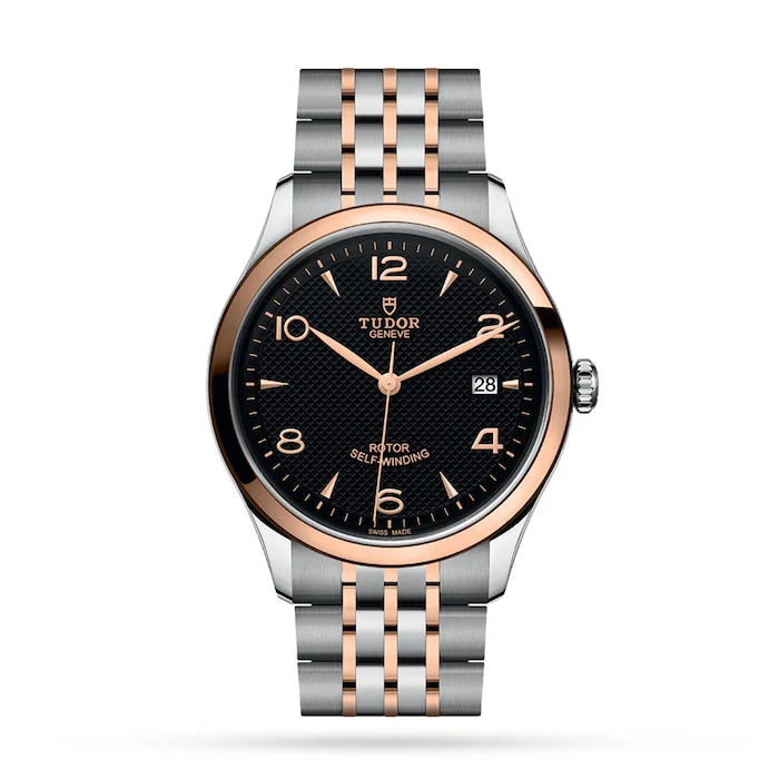 Tudor Automatic 39mm Men’s Watch with Black Material Dial, Stainless Steel Case & Bracelet, 100m Water Resistant / M91551-0003