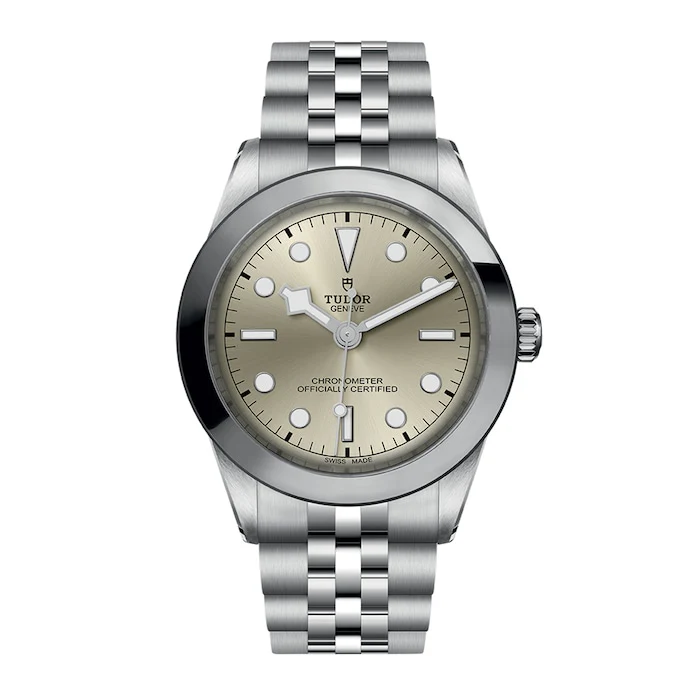 Tudor Automatic 39mm Men’s Watch with Champagne Material Dial, Stainless Steel Case & Bracelet, 100m Water Resistant / M79660-0003