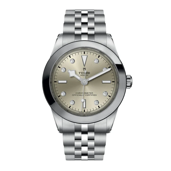 Tudor Automatic 39mm Men’s Watch with Champagne Material Dial, Stainless Steel Case & Bracelet, 100m Water Resistant / M79660-0006