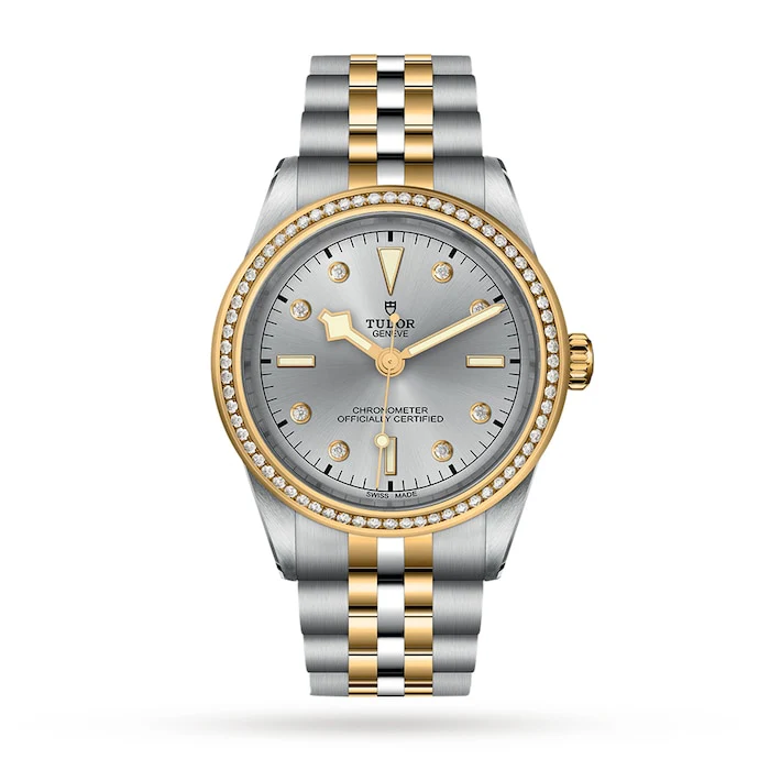 Tudor Automatic 39mm Men’s Watch with Silver Material Dial, Stainless Steel Case & Bracelet, 100m Water Resistant / M79673-0006