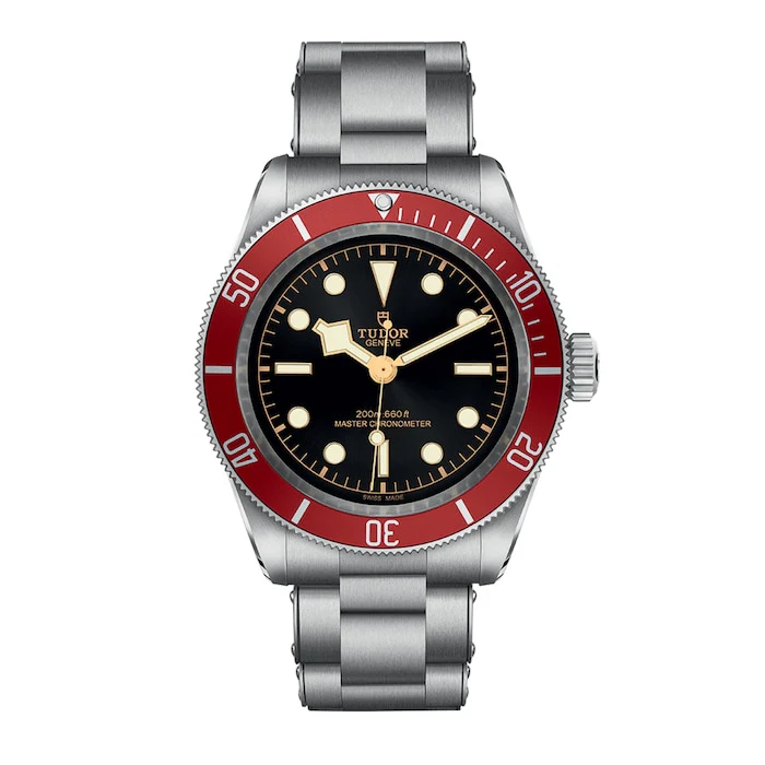 Tudor Automatic 41mm Men’s Watch with Black Material Dial, Stainless Steel Case & Bracelet, 200m Water Resistant / M7941A1A0RU-0001
