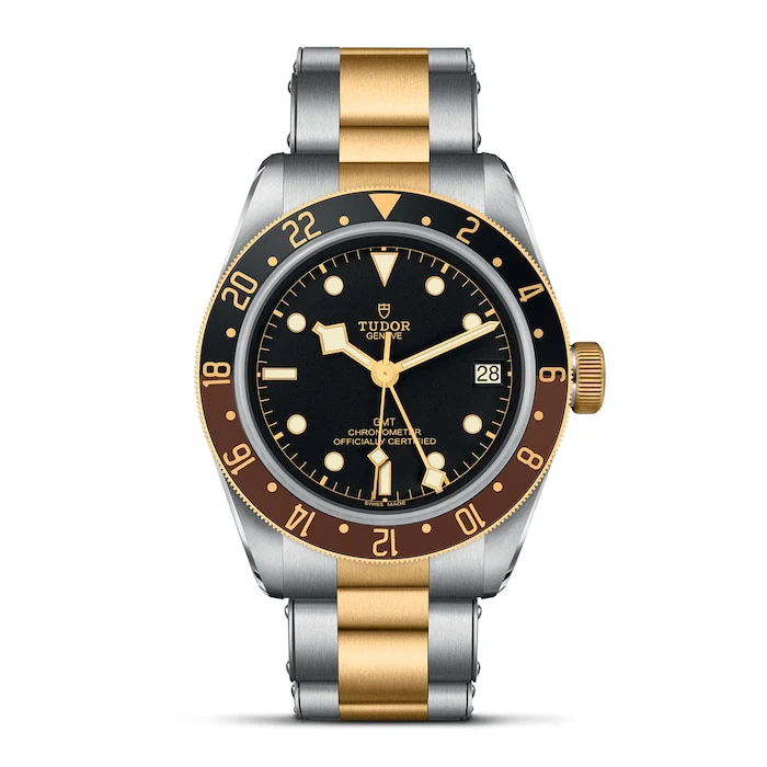 Tudor Automatic 41mm Men’s Watch with Black Material Dial, Stainless Steel Case & Bracelet, 200m Water Resistant / M79833MN-0001