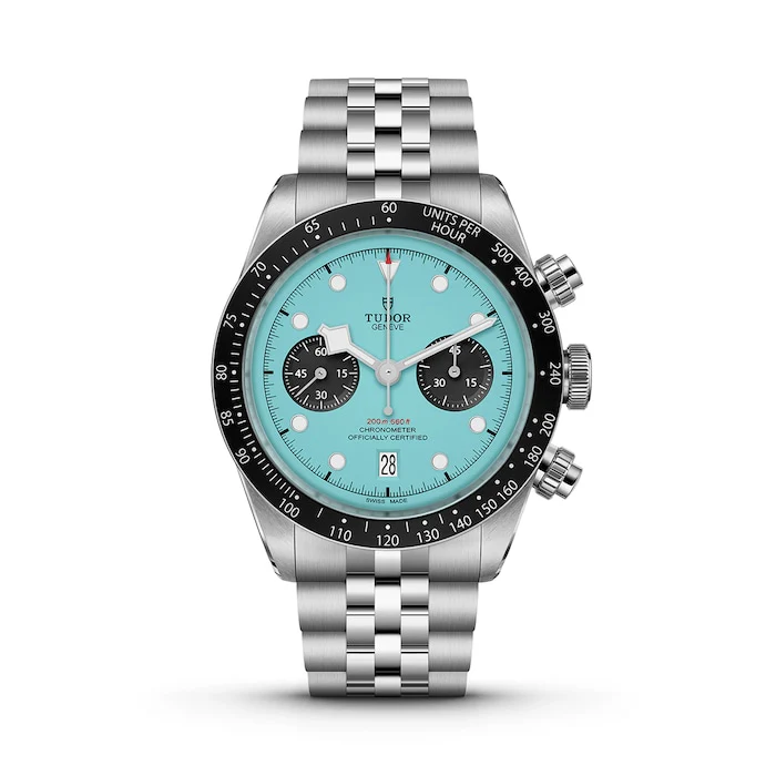TUDOR Automatic 41mm Men’s Watch with Blue Material Dial, Stainless Steel Case & Bracelet, 200m Water Resistant / M79360N-0024