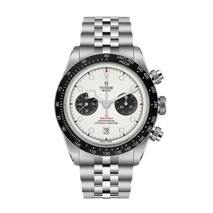 Tudor Automatic 41mm Men’s Watch with Opaline Material Dial, Stainless Steel Case & Bracelet, 200m Water Resistant / M79360N-0014