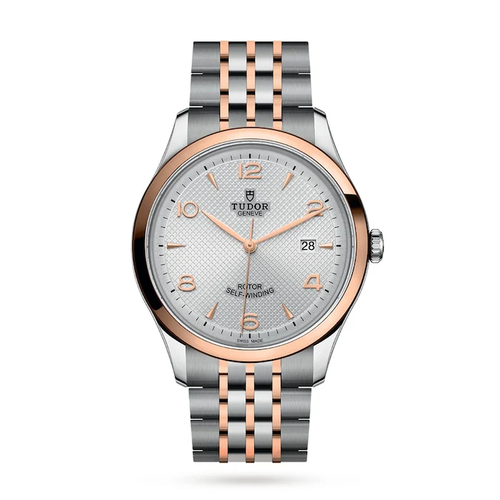 Tudor Automatic 41mm Men’s Watch with Silver Material Dial, Stainless Steel Case & Bracelet, 100m Water Resistant / M91651-0001