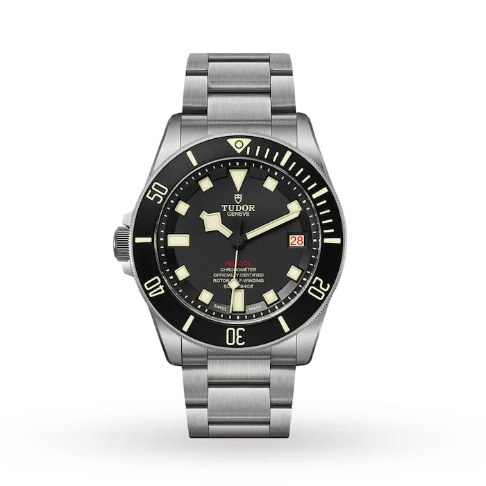 Tudor Automatic 42mm Men’s Watch with Black Material Dial, Titanium Case, 500m Water Resistant / M25610TNL-0001