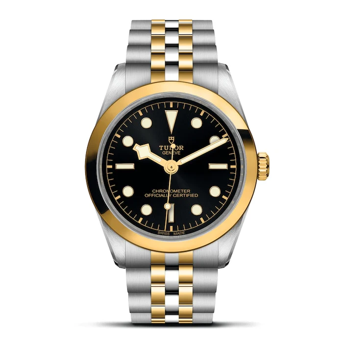 Tudor Black Bay One 36 S&G 36mm Steel Case Steel And Yellow Gold Bracelet Luxury Watch M79643-0001